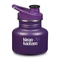 Klean Kanteen Kid Classic Sport Stainless Steel Single Wall Non-Insulated Water Bottle with Sport Cap, 12-Ounce, Grape Jelly