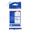 BROTHER Genuine TZe-FA3 Fabric Iron-on Tape, Blue on White Fabric, 12mm x 3m