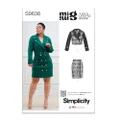 Simplicity S9638 Misses Jackets and Skirt Sewing Pattern by Mimi G, Size 16-18-20-22-24