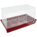 Prevue Hendryx SP2060R Deluxe Hamster and Gerbil Cage, Bordeaux Red,Small