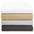 Bambury Tru-Fit Fitted Sheet, Queen, White