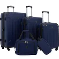 Travelers Club 3-4-5 Piece Set Sky+ Spinner Luggage Set, Navy Blue (Blue) - TCL-77995-410