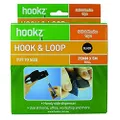 Hookz Hook & Loop Self Adhesive Tape 5m Roll Black