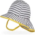 Sunday Afternoons Baby Standard Infant SunSprout Hat, Quarry Stripe, 6-12 Months, x-Small