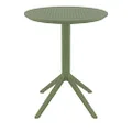 Sky Folding 60 Round Table, Olive Green