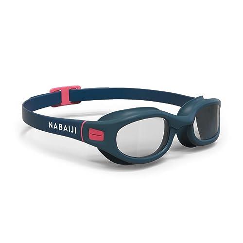 Decathlon Nabaiji 100 Soft Smoked Lense Swimming Goggles EU L Navy Blue