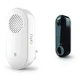Arlo Technologies Chime 2 | Accessory | Audible Alerts | Built-in Siren & Arlo Essential Video Doorbell Wire-Free | HD Video Quality, 2-Way Audio, Package Detection | Motion Detection and Alerts