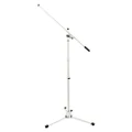 On-Stage MS7801W Telescoping Microphone Boom Stand, White