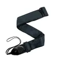 D'Addario Leather Acoustic Quick Release Guitar Strap - Black Swirls