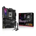 ASUS ROG Strix X670E-E Gaming WiFi AMD Ryzen™ AM5 ATX motherboard, 18+2 power stages, DDR5 support, four M.2 slots with heatsinks, PCIe® 5.0, USB 3.2 Gen 2x2, WiFi 6E, AI Cooling II, and Aura Sync