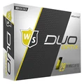 Wilson Staff Duo Soft Optix Golf Balls, Unisex-Adult, Duo Soft Optix - Yellow, WGWP40150, Yellow, One Size