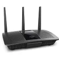 Linksys EA7300 Max-Stream: AC1750 Dual-Band Wi-Fi Router, Gigabit Ethernet Ports, 1,500 Square-Foot Range, 10 Devices, MU-MIMO (Black)