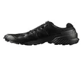 Salomon Men's Speedcross 5 GTX trail running and hiking shoe, Black/Black/Phantom, 9.5 US