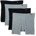 Hanes Men's 4-Pack FreshIQ ComfortSoft Extended Sizes Boxer Briefs, Assorted, XX-Large/44-46