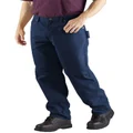 Dickies Men's Relaxed Fit Sanded Duck Carpenter Jean, Dark Navy, 30W x 30L