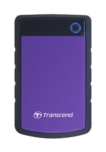 Transcend 4TB, 2.5" Portable HDD, StoreJet H3, Purple, Anti-Shock, TS4TSJ25H3P