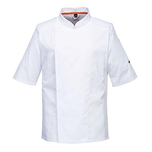 Portwest Ladies MeshAir Pro Short Sleeve Jacket, White, XX-Large