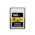 Lexar Professional CFexpress Type A Gold Series Memory Card, 160GB, Black/Gold