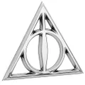 Fan Emblems Harry Potter Car Badge, 3D Deathly Hallows Symbol (Chrome)