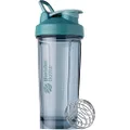 BlenderBottle Shaker Bottle Pro Series Perfect for Protein Shakes and Pre Workout, 28-Ounce, Cerulean Blue