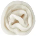 Clover Natural Wool Roving, Off White
