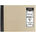 Clairefontaine Canvas Cover Drawing Travel Pad, Light Grey and Black, A5
