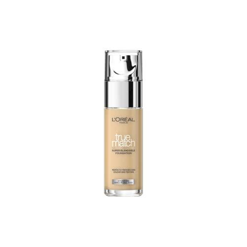 L'Oreal Paris True Match Ultra-Blendable Liquid Foundation with Hyaluronic Acid 2.5W Macadamia