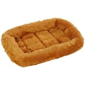 18L-Inch Cinnamon Dog Bed or Cat Bed w/Comfortable Bolster | Ideal for XS Dog Breeds & Fits a 22-Inch Dog Crate | Easy Maintenance Machine Wash & Dry