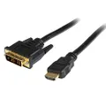 StarTech.com Male to Male HDMI to DVI-D Cable, 1 Meter Length, Black