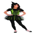 Rubie's Wizard of Oz Wicked Witch of The West Teen Costume, Black/Green, Medium