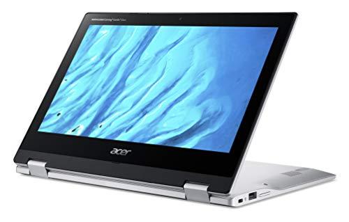 Acer Convertible Chromebook Spin 311, 11.6" HD IPS Touch, MediaTek MT8183 Processor, 4GB RAM, 32GB eMMC, Chrome OS, Silver, CP311-3H-K4S1