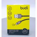 Budi Micro to USB Charge/Sync Braided Cable, 3 Meter Length