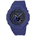 G-SHOCK GA2100-2A Mens Blue/Black Analog/Digital Watch with Blue Band