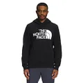 THE NORTH FACE Men's Half Dome Pullover Hoodie, TNF Black/TNF White, Medium