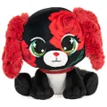 P.Lushes Designer Fashion Pets Anna Dolce Puppy Premium Stuffed Animal, Red/Black, 6”