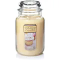 YANKEE CANDLE 1093707Z Vanilla Cupcake Classic Jar Candle, Large, Cream