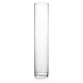 WGV Tall Cylinder Glass Vase, 3" W x 16" H, [Multiple Sizes Choices] Clear Bud Candle Holder Planter Terrarium for Wedding Party Flower Vase Centerpieces Home Accent Decor, 1 Piece