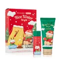 The Face Shop Rice Water Bright Holiday Set | Face Wash for Sensitive, Combination & Oily Skin | Gentle Hydrating Daily Facial Cleansing Oil, Makeup Remover | K-Beauty Skincare