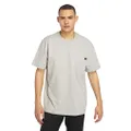 Dickies Men's Short Sleeve Heavyweight Crew Neck Pocket T-Shirt Henley Shirt, Heather Gray, X-Large US