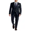 Calvin Klein Men's Slim Fit Suit Separates, Solid Navy, 40W x 30L