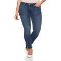 Calvin Klein Women's 001 Super Skinny Fit Jean, Malibu Blue Mid, 30