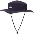 Quiksilver Men's Bushmaster Sun Protection Floppy Visor Bucket Hat, Insignia Blue, Small