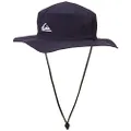 Quiksilver Men's Bushmaster Sun Protection Floppy Visor Bucket Hat, Insignia Blue, Small