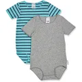Bonds Baby Wonderbodies Short Sleeve Bodysuit - 2 Pack, Pack 22 (2 Pack), 00 (3-6 Months)