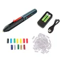 Bosch Home & Garden Gluey Cordless Hot Glue Pen, Smoky Grey & 70-Piece Transparent Mini Glue Sticks
