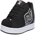 DC Shoes Mens Net-m Skate, Black/Black/White, 11.5 US