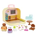 Li’l Woodzeez – Lil Woodzeez – Portable Playset – Bakery with Accessories – Animal Figurines – Kids 3 Years + – Travel Suitcase Pastry Shop Playset - Deluxe