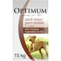 OPTIMUM Adult Large Breed Dry Dog Food with Chicken, Vegetables & Rice 15kg Bag