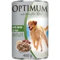 Optimum Adult Lamb And Rice Wet Dog Food Can, 400g (Pack of 24)