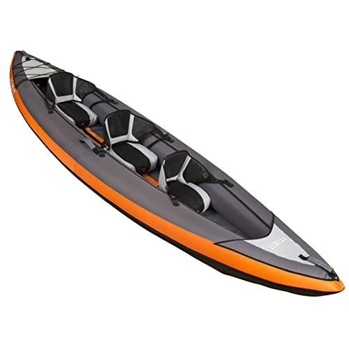 Decathlon - ITIWIT - 2-3 Person Inflatable Cruising Kayak, Orange